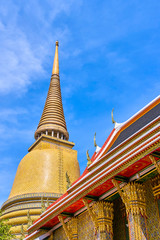 Wat Ratchabophit buddist temple in Bangkok, Thailand