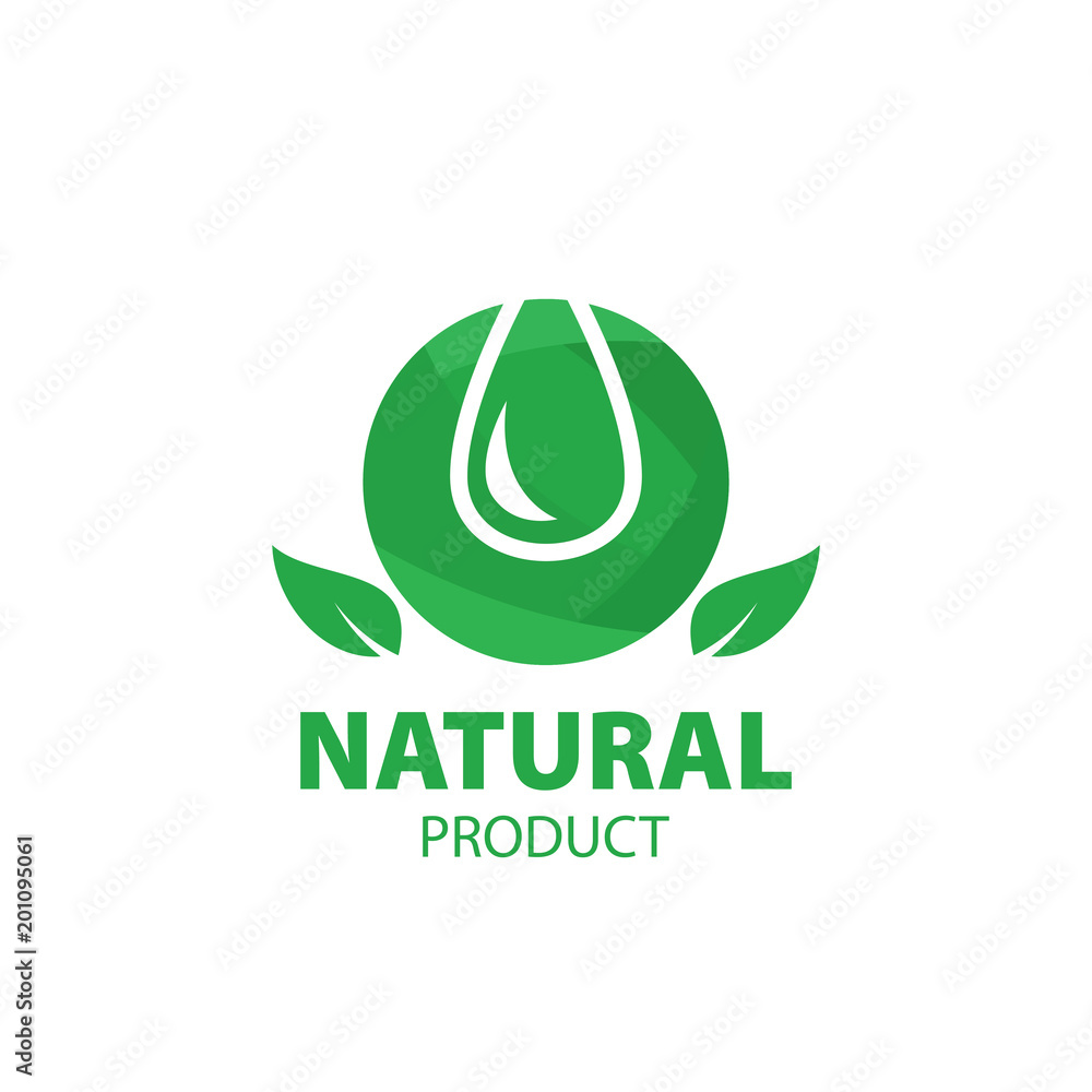 Wall mural logo natural product