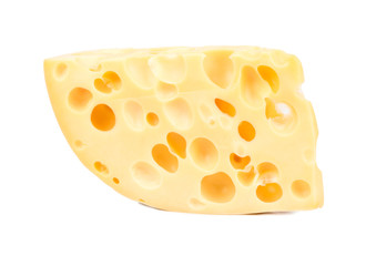 Cheese with holes