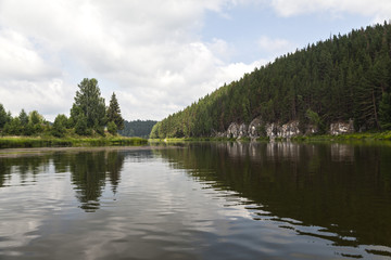 Берега реки Чусовой