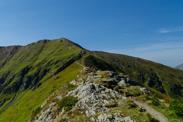 Fototapeta na wymiar Wandern in den Nockbergen um Bad Kleinkirchheim und Turracher Höhe