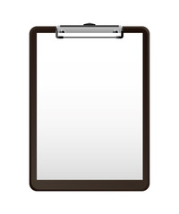 business clipboard supply empty image vector illustration