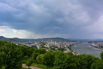 Fototapeta na wymiar Ungarn Budapest Donau