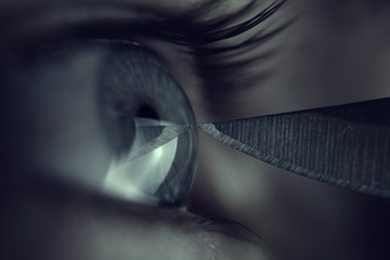 Auge Messer
