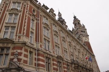 Fototapeta na wymiar Chambre de Commerce à Lille, Nord