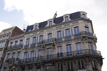 Fototapeta na wymiar Immeuble à Lille, Nord 