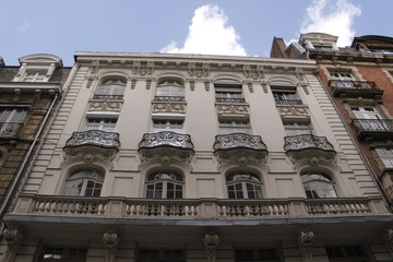 Façade d'immeuble à Lille, Nord	