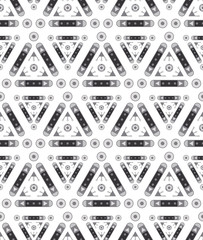Abstract seamless geometric pattern. Simple forms.