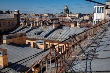 Fototapeta premium view of the city