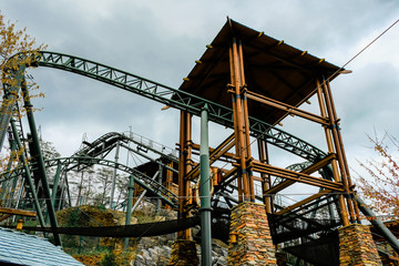 Roller Coaster Amusement Park Ride