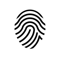 Fingerprint vector illustration