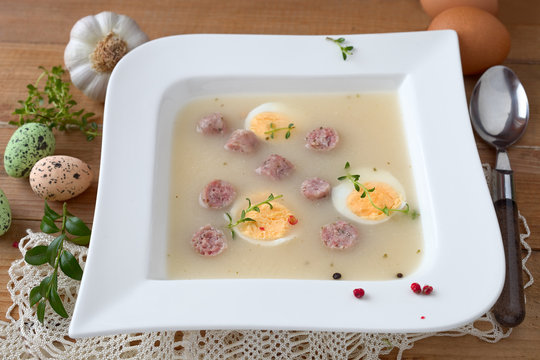 Polnische Ostersuppe