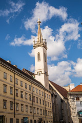 Obraz premium Altstadt und Sehenswürdigkeiten von Wien, Österreich