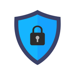 Abstract security vector icon illustration isolated on white background