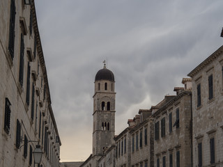 Fototapeta premium Stradun, Vieille Ville de Dubrovnik, Dalmatie, Croatie