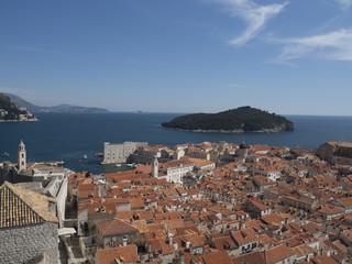 Vieille Ville de Dubrovnik et Ile de Lokrum, Dalmatie, Croatie