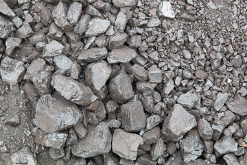 Natural black coal texture