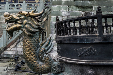 Wudang. China. A fragment of the Taoist temple.