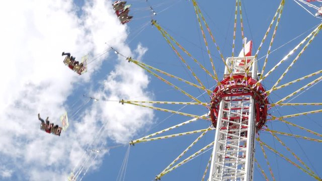 Adrenaline chain carousel at high altitude.