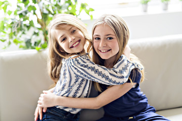 Best Friends girl on sofa