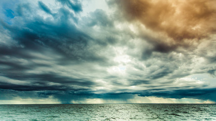 seascape sea horizon and sky.