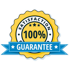 100% Satisfaction Guaranteed illustration