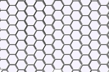 Fondo de hexágonos en forma de panal.