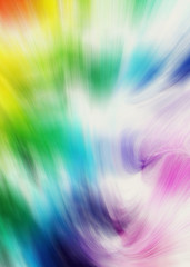 Colorful vortex abstraction. Bright futuristic whirl art wallpaper. Creativity digital artwork in fantasy style. Twisted glow graphic painting texture background. Blur motion design.