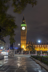 Fototapeta na wymiar London, UK, 31 October 2012: Big Ben