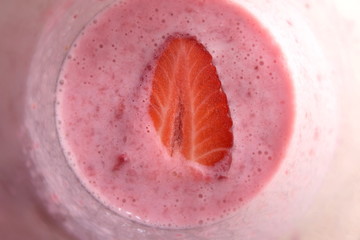 Strawberry in Milk Shake
