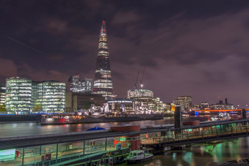 Fototapeta premium London, UK, 31 October 2012: Tower Bridge Buildings