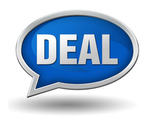 deal badge concept  3d illustration