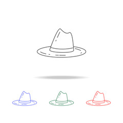 scout hat icon. Elements of camping multi colored icons. Premium quality graphic design icon. Simple icon for websites, web design; mobile app, info graphics