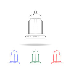kerosene lamp icon. Elements of camping multi colored icons. Premium quality graphic design icon. Simple icon for websites, web design; mobile app, info graphics