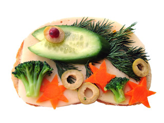 Sandwich similar to a fish