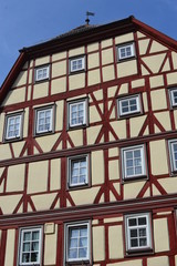Fototapeta premium Altstadt Lohr am Main in Unterfranken - Bayern