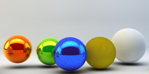 Abstract 3d shapes on background. 3d image. 3d rendering.