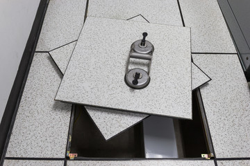 Suction Lifter - Tool platform - The open floor in Server room raised floor tile lifter