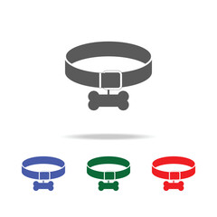 dog collar icon. Elements of dogs multi colored icons. Premium quality graphic design icon. Simple icon for websites, web design; mobile app, info graphics