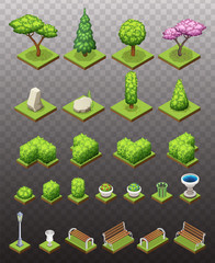 Isometric park constructor.
