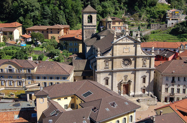 Collegiate Church of Saints Peter and Stephen (Chiesa Collegiata dei SS Pietro e Stefano) - Bellinzona, Switzerland