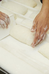 Fresh bread dough 
