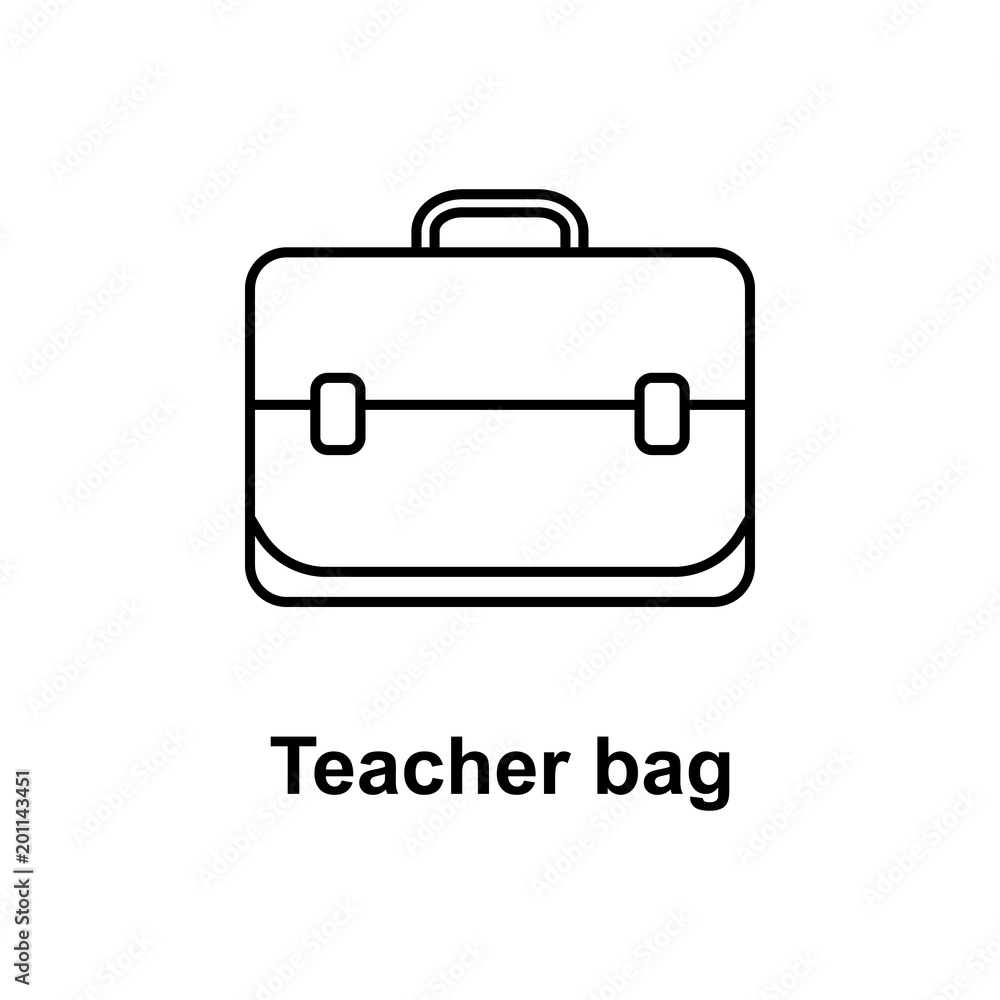 Poster teacher diplomat icon. element of school icon for mobile concept and web apps. thin line icon for we