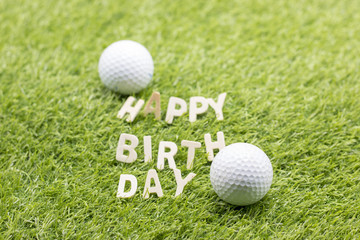 Happy birthday to golfer