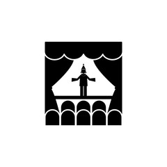 pantomime theater icon. Element of theater and art illustration. Premium quality graphic design icon. Signs and symbols collection icon for websites, web design, mobile app