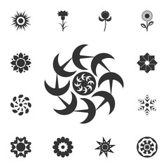 Flower icon. Detailed set of Flower illustrations. Premium quality graphic design icon. One of the collection icons for websites, web design, mobile app