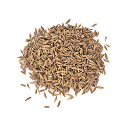 caraway, meridian fennel, Persian cumin isolated on white background