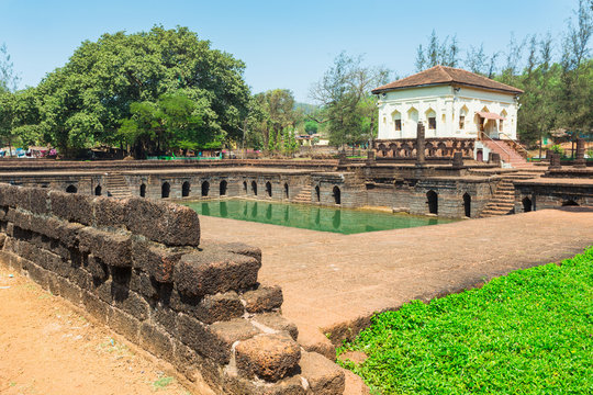 The Safa Shahouri Masjid, Phonda, Goa, India.
