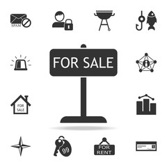 Tablet for sale icon. Detailed set of web icons. Premium quality graphic design. One of the collection icons for websites, web design, mobile app