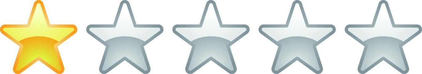 1 Cute star rating bar